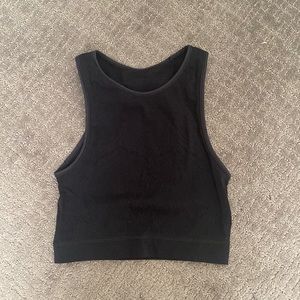 Lululemon cropped fitted tank
